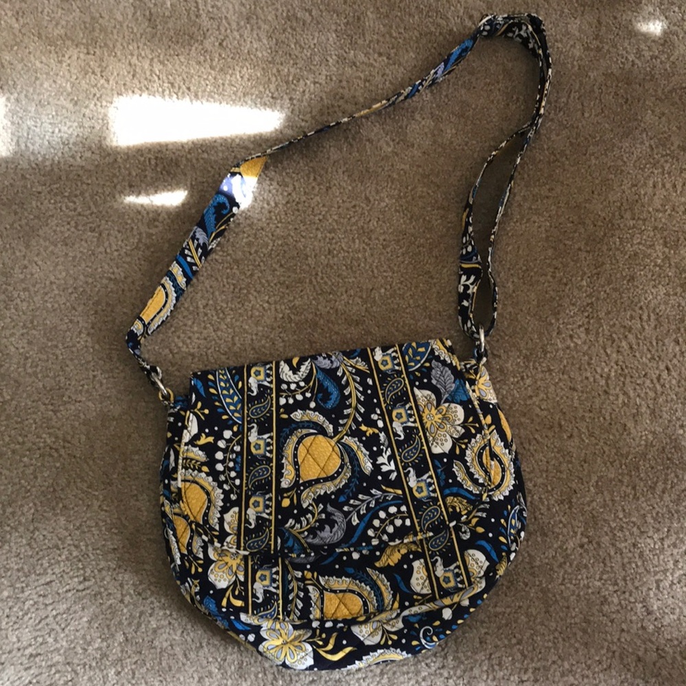 Vera Bradley ”Saddlebag” new style Ellie Blue